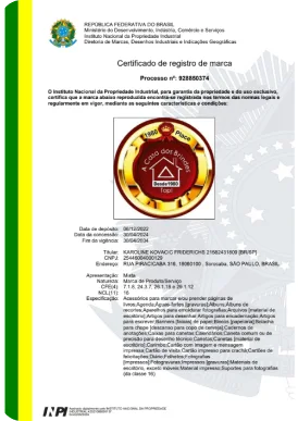 certificado casa dos brindes